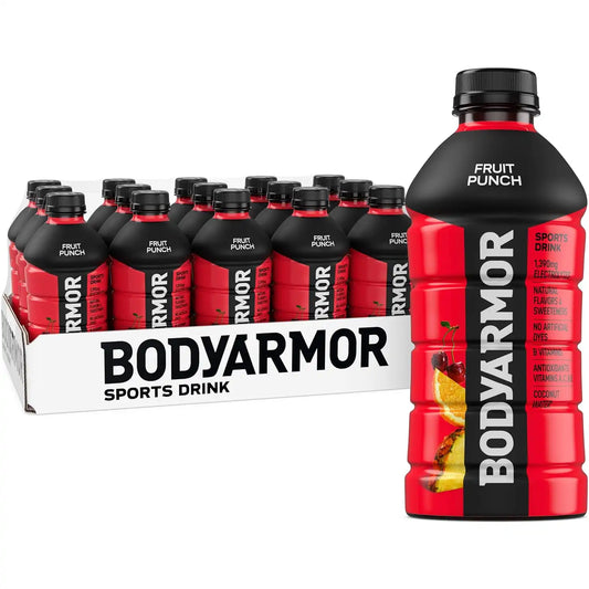 BODYARMOR Sports Drink, Fruit Punch Electrolyte Drink, 28 Oz (15 Pk)