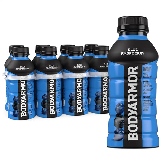 BODYARMOR Sports Drink, Blue Raspberry Electrolyte Drink, 12 Oz (8 Pk)