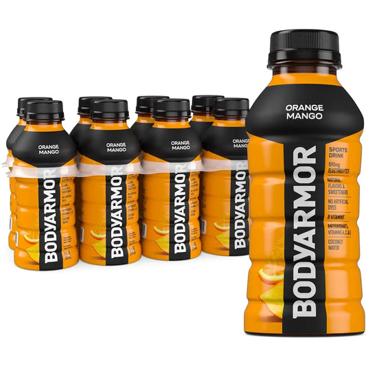 BODYARMOR Sports Drink, Orange Mango Electrolyte Drink, 12 Oz (8 Pk)
