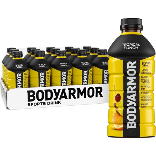 BODYARMOR Sports Drink, Tropical Punch Electrolyte Drink, 28 Oz (15 Pk)