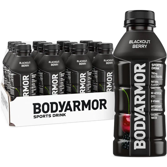 BODYARMOR Sports Drink, Blackout Berry Electrolyte Drink, 16 Oz (12 Pk)