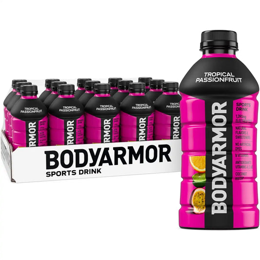 BODYARMOR Sports Drink, Passionfruit Electrolyte Drink, 28 Oz (15 Pk)