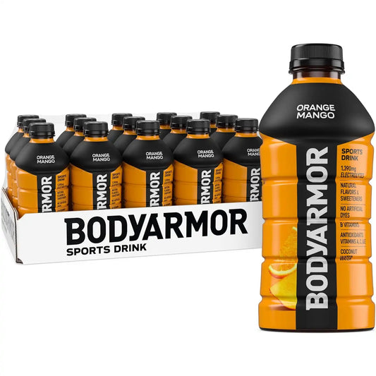 BODYARMOR Sports Drink, Orange Mango Electrolyte Drink, 28 Oz (15 Pk)